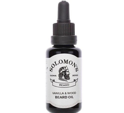 Масло для бороды "Ваниль и дерево" - Solomon's Beard Oil Vanilla & Wood