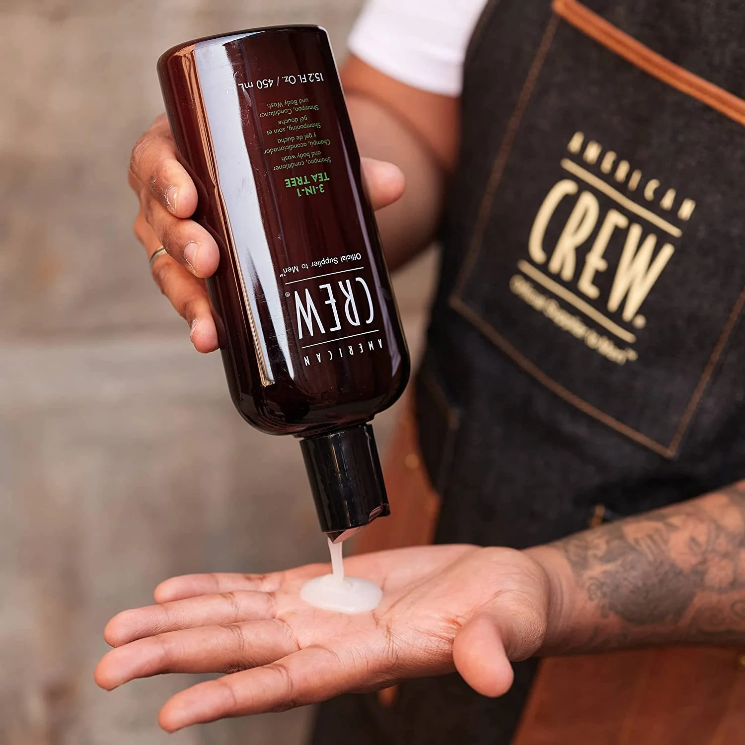 Средство по уходу за волосами и телом 3-в-1 "Чайное дерево" - American Crew Classic Tea Tree 3-in-1 Shampoo, Conditioner and Body Wash