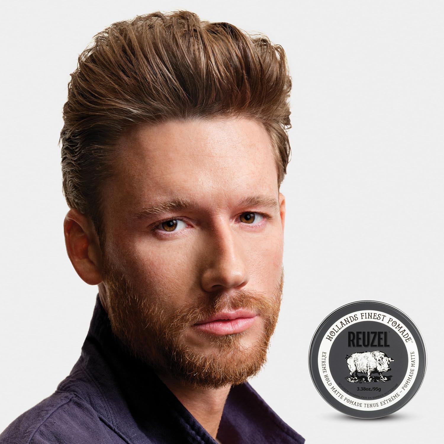 Матовая помада для волос - Reuzel Extreme Hold Matte Pomade
