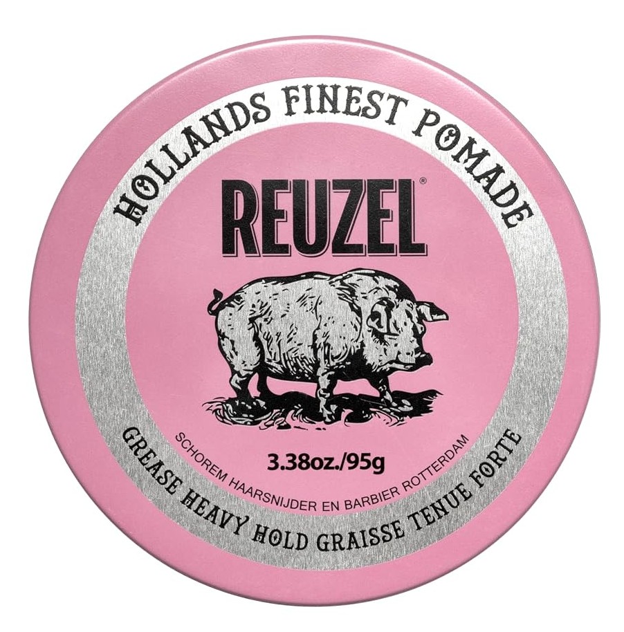 Помада для волос - Reuzel Pink Grease Heavy Hold Pomade