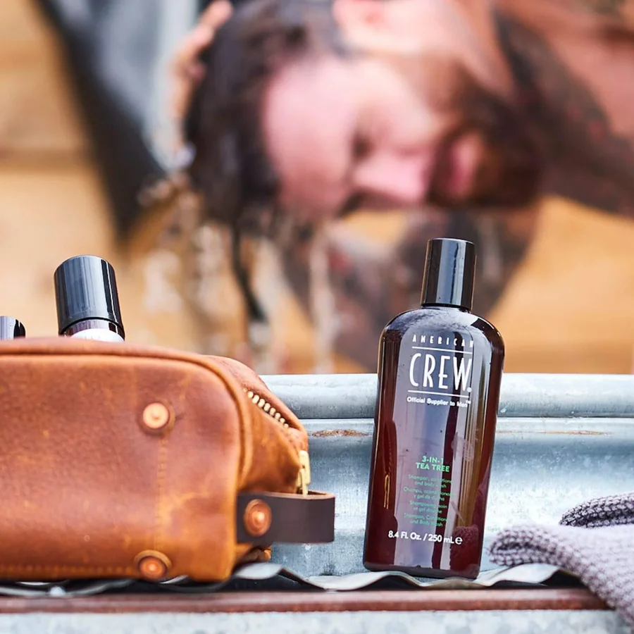 Средство по уходу за волосами и телом 3-в-1 "Чайное дерево" - American Crew Classic Tea Tree 3-in-1 Shampoo, Conditioner and Body Wash