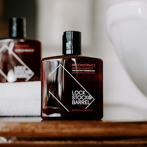 Шампунь укрепляющий с протеином для мужчин - Lock Stock & Barrel Reconstruct Protein Shampoo
