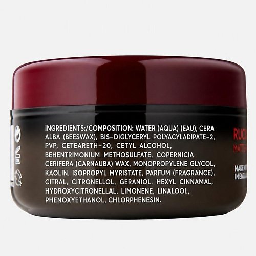 Мастика для волос - Lock Stock & Barrel Ruck Matte Putty