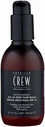 Увлажняющий бальзам для лица с бисабололом - American Crew  All-In-One Face Balm Broad Spectrum SPF15 