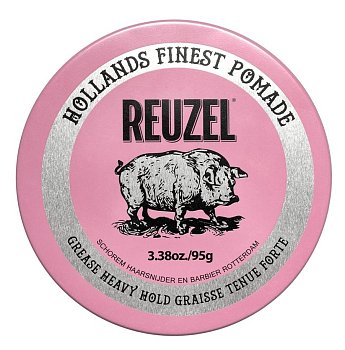 Помада для волос - Reuzel Pink Grease Heavy Hold Pomade