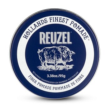 Водорастворимая помаде с низким блеском и сильной, но гибкой фиксацией - Reuzel Fiber Pomade 