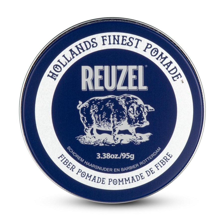 Водорастворимая помаде с низким блеском и сильной, но гибкой фиксацией - Reuzel Fiber Pomade 