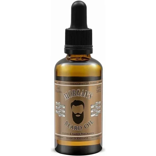 Масло для бороды - Morgan's Beard Oudh & Amber Oil 