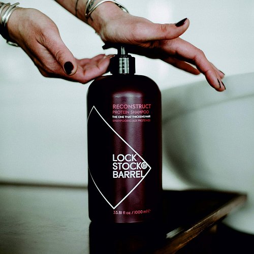 Шампунь укрепляющий с протеином для мужчин - Lock Stock & Barrel Reconstruct Protein Shampoo
