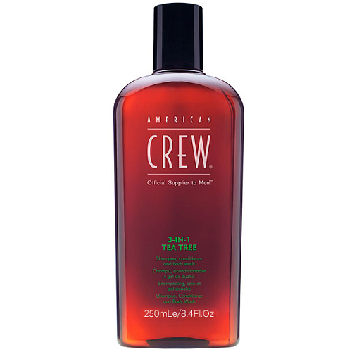 Средство по уходу за волосами и телом 3-в-1 "Чайное дерево" - American Crew Classic Tea Tree 3-in-1 Shampoo, Conditioner and Body Wash