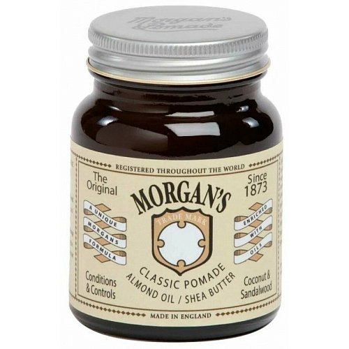  Помада для укладки волос классическая с маслом ши и миндаля - Morgan’s Styling Classic Pomade Almond Oil/Shea Butter (Cream Label)