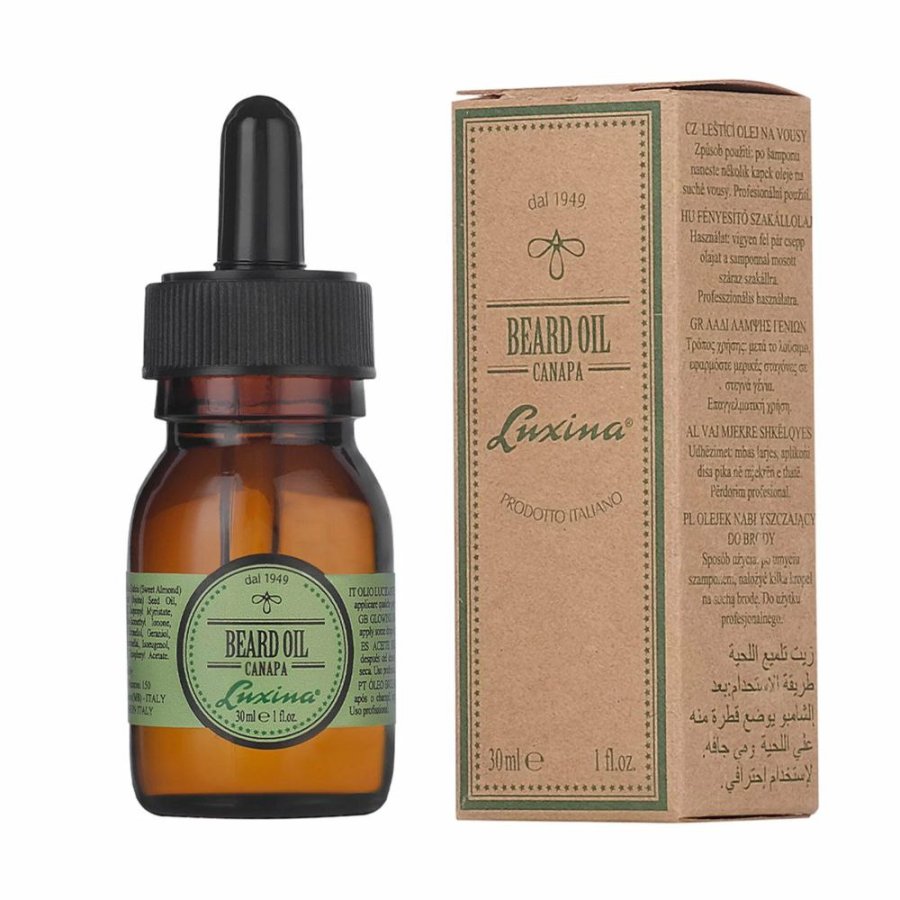 Масло для бороды с экстрактом конопли - Luxina Beard Oil Canapa